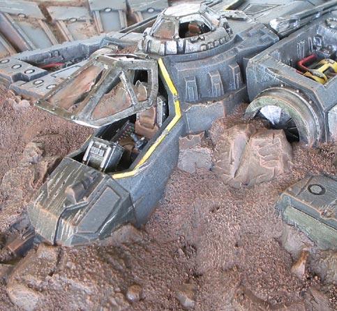 Décor Warhammer 40k - Aquila Lander écrasée - Battle For Macragge - Games Workshop - Occasion